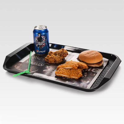 Brown plastic tray