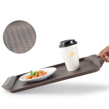 Brown plastic tray