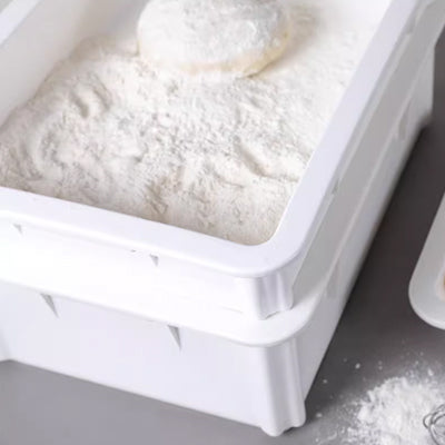 White dough storage box