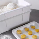 White dough storage box