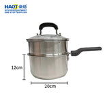 Composite bottom single handle high body juice pot