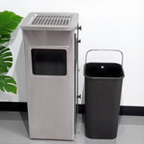 Square Lige Stainless Steel Floor Ashtray