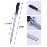 8-inch new small flat handle large flat sharpening stick