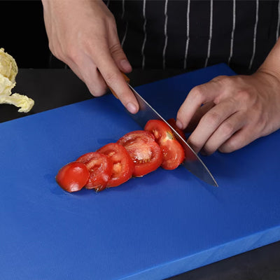 Blue square cutting board