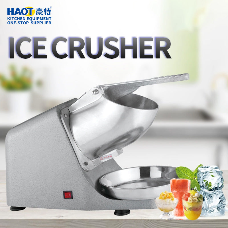 85kg/h Commercial Ice Crusher – Heavy-Duty Stainless Steel Electric Ice Shaver for Snow Cones, Cocktails & More
