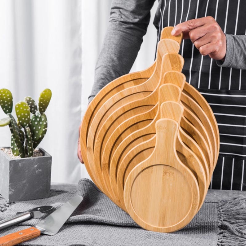 Wooden pizza board