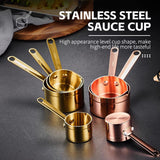 1/1 Gold Plated American Sauce Pot 304