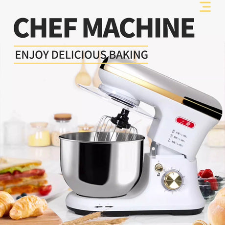 Stainless steel electric multifunctional food processor（5L）