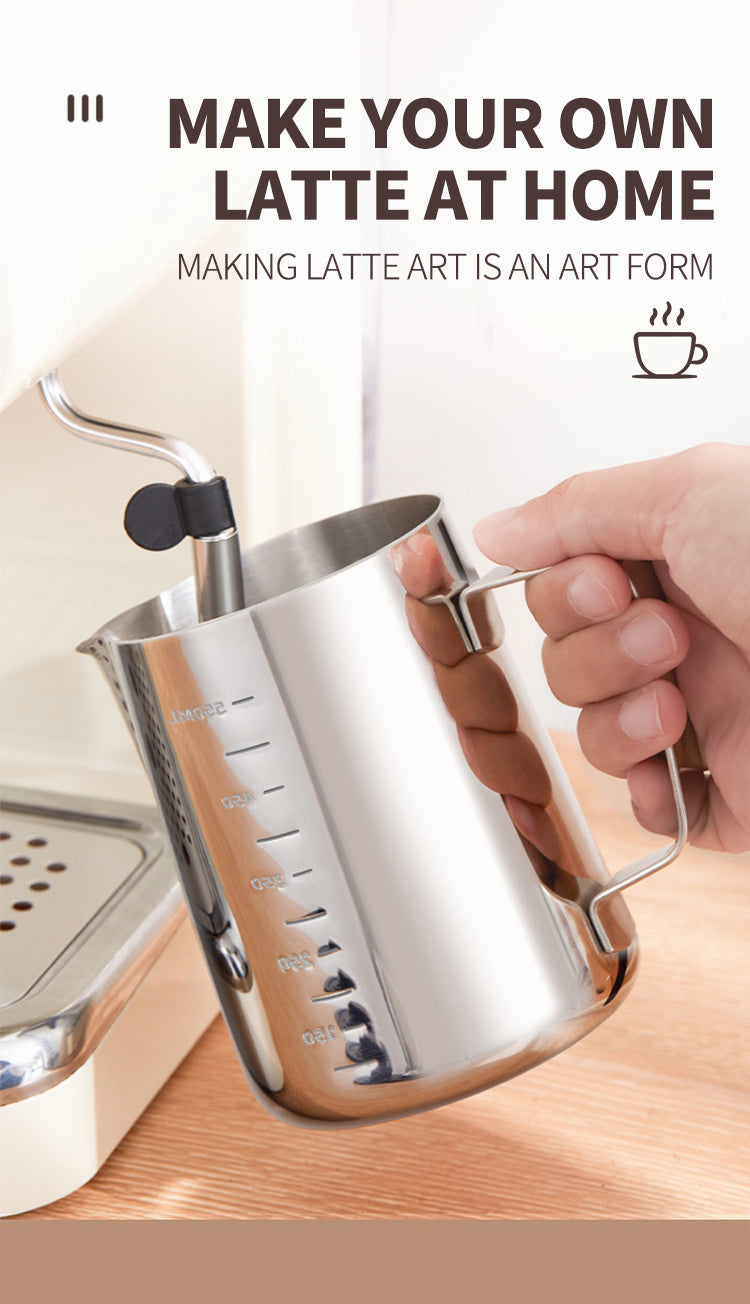 Stainless steel flower cup 600ml (inner and outer steel stamp scale)
