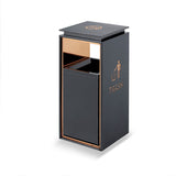 Electroplated black gold anti fingerprint ashtray（BX-A202）