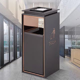 Electroplated black gold anti fingerprint ashtray（BX-A202）