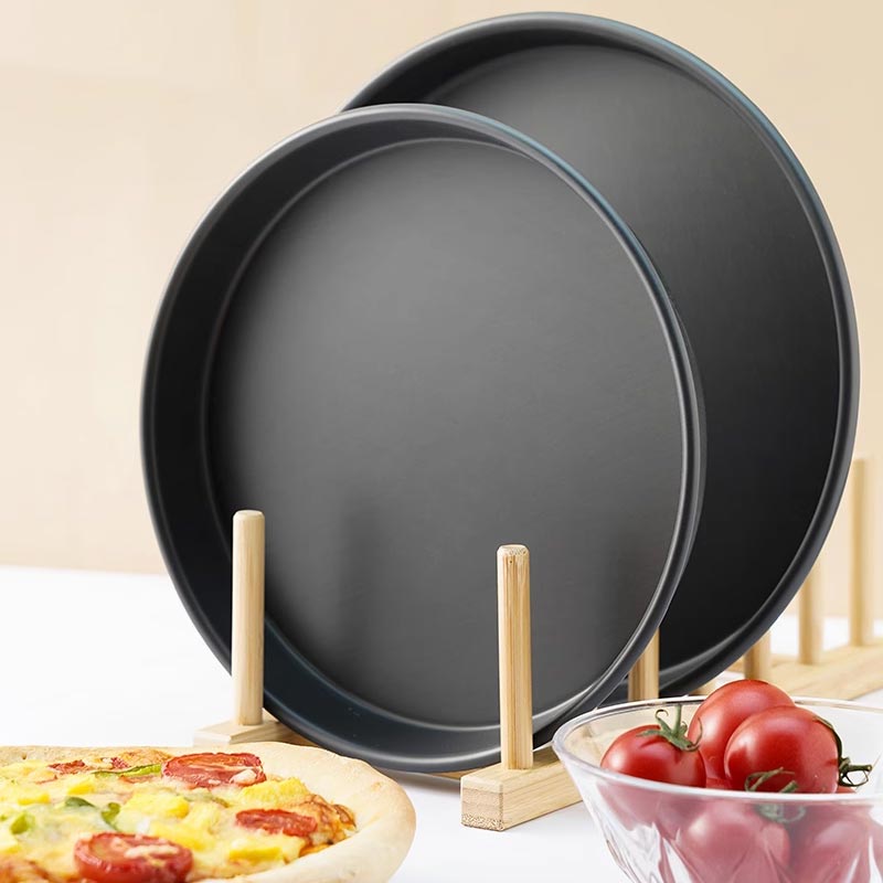 Hard film pizza dish, deep dish