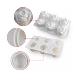Rose shaped dessert mold