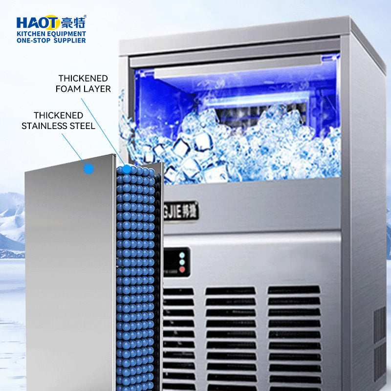 Commercial Ice Cube Making Machine Water Cooled  Cube Ice