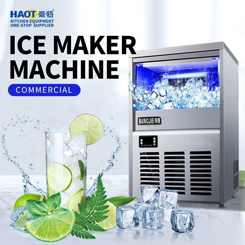 Commercial Ice Cube Making Machine Water Cooled  Cube Ice