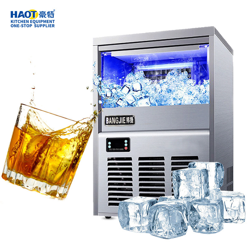 Commercial Ice Cube Making Machine Water Cooled  Cube Ice