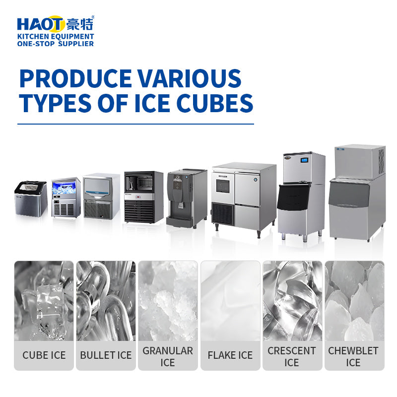 Commercial Ice Cube Making Machine Water Cooled  Cube Ice