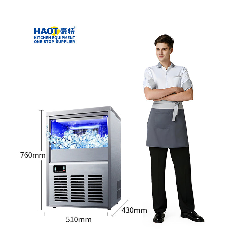 Commercial Ice Cube Making Machine Water Cooled  Cube Ice
