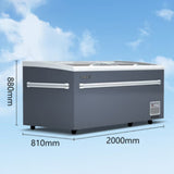 Combined island cabinet with front and rear sliding doors, model （SD/SC-1020BYQA）