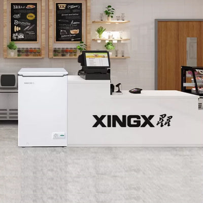 Single-temperature horizontal freezer