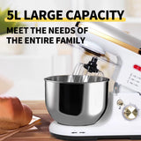 Stainless steel electric multifunctional food processor（5L）