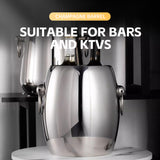 French double-layer insulated ice bucket 11918D