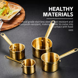 1/1 Gold Plated American Sauce Pot 304