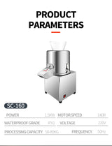Stainless steel vegetable slicer