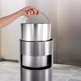 Stainless steel circular Liger seat ashtray（GPX-17）