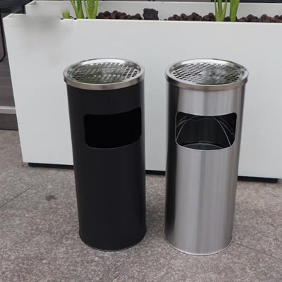 Stainless steel circular Liger seat ashtray（GPX-17）