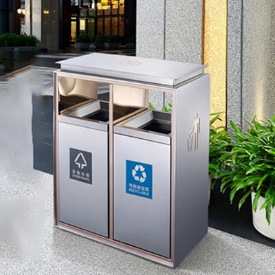Sand silver steel seat classification ashtray（GPX-9F）
