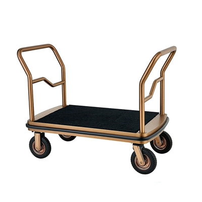 Sand steel matte glazed rose gold luggage cart（XL-24）