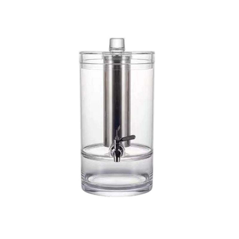 Round fruit juice cauldron (stainless steel ice cream)
