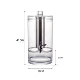 Round fruit juice cauldron (stainless steel ice cream)