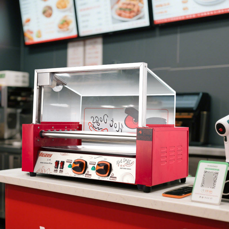 Roller type sausage oven
