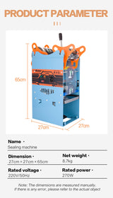 Manual sealing machine（Suitable for tall cups）