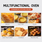 Commercial high-capacity temperature controlled electric oven pizza oven