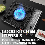 Card type portable stove