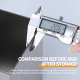 Stainless steel straw box