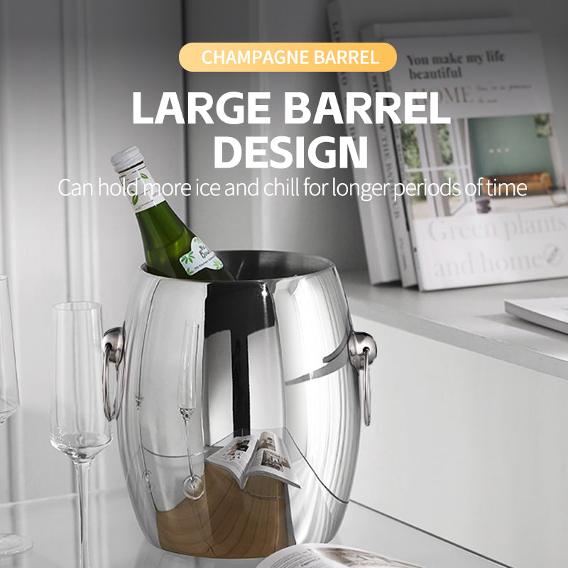 French double-layer insulated ice bucket 11918D