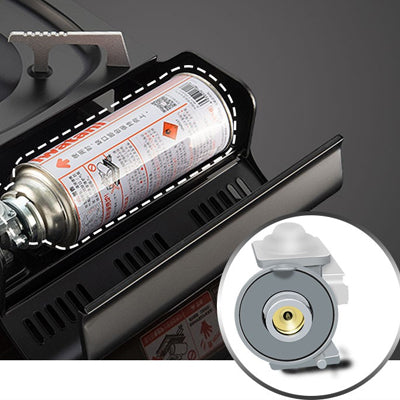 Iwatani Portable Stove (Flat Glitter Gold) ZB-16M