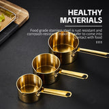 1/1 Gold Plated American Sauce Pot 304