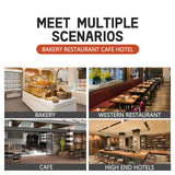 Commercial high-capacity temperature controlled electric oven pizza oven