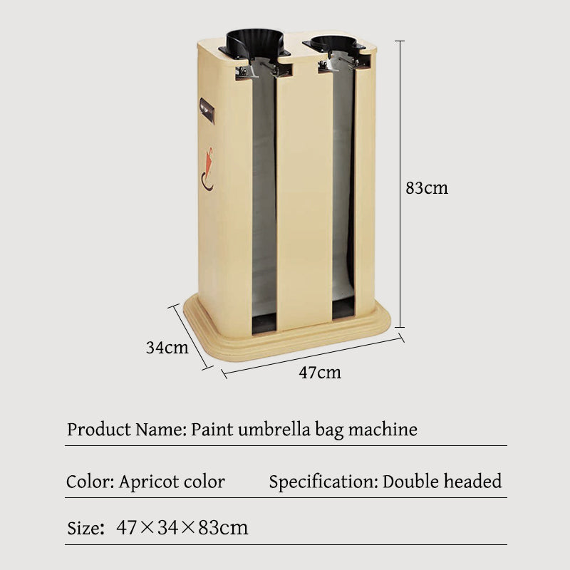 Stainless steel luxury double head automatic umbrella storage machine