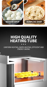Electric noodle stove with cabinet holder
