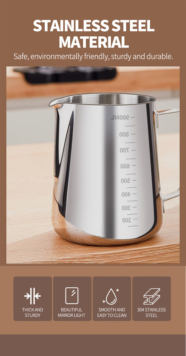 Stainless steel flower cup 600ml (inner and outer steel stamp scale)