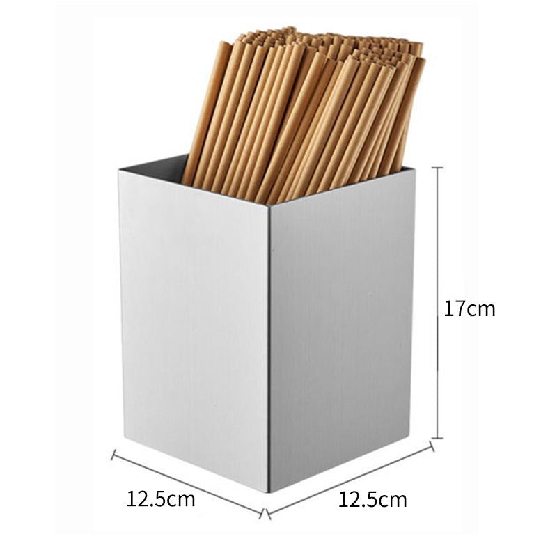 Stainless steel straw box