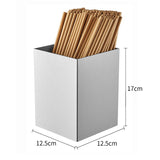 Stainless steel straw box