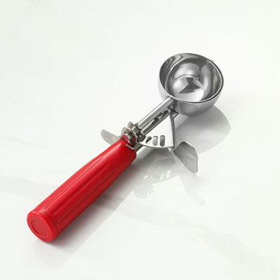Red handle 304 stainless steel ice cream scoop（5cm）