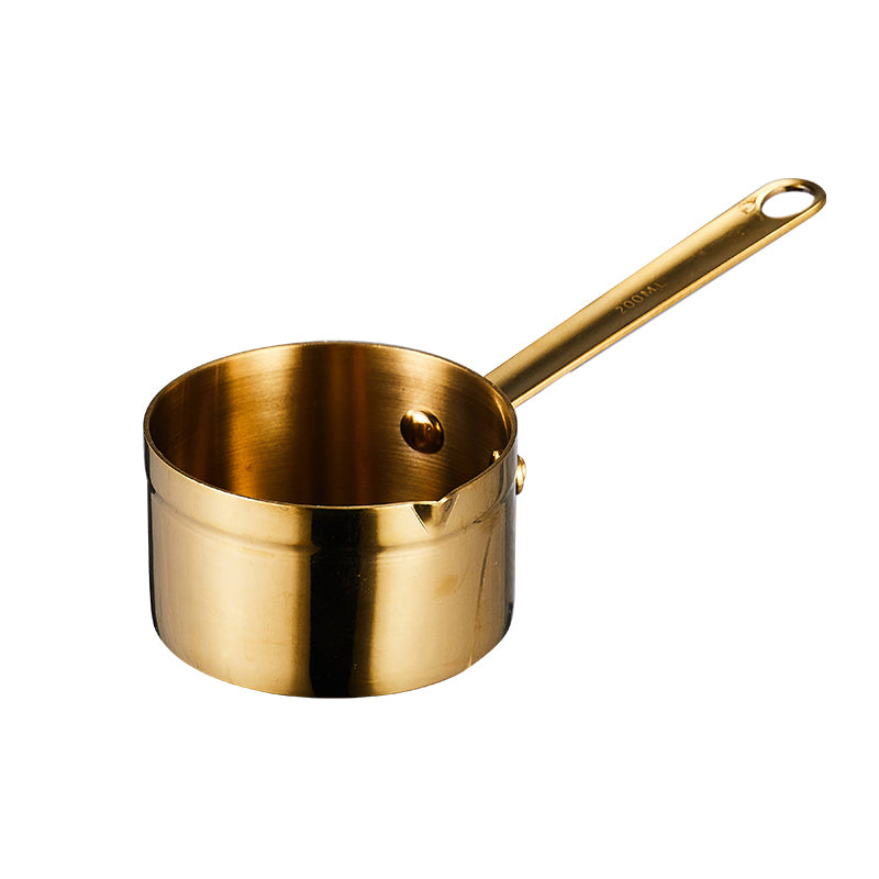 1/1 Gold Plated American Sauce Pot 304